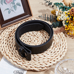 Imitation Leather Embossed Flower Waist Belly Belts for Men Women&nbsp;AJEW-WH20018-223A