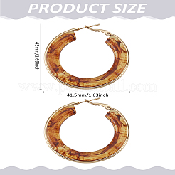1 Pair 304 Stainless Steel Hoop Earrings For Women&nbsp;EJEW-LP0011-06B