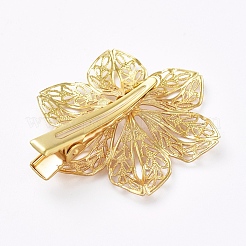 Hair Accessories Iron Alligator Hair Clip Findings&nbsp;IFIN-L035-03G