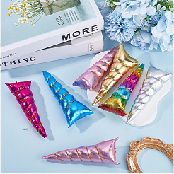 12Pcs 6 Colors Cloth Unicorn Horn Headdress Findings&nbsp;FIND-GF0007-39