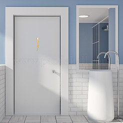 2 Bags 2 Colors Acrylic Boy & Girl Bathroom Sign Stickers&nbsp;AJEW-GF0013-32A