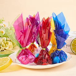 160Pcs 8 Colors Square OPP Candies Wrapping Packaging&nbsp;DIY-WH20055-017B