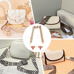 Ethnic Style Polyester Webbing Bag Straps&nbsp;FIND-WR0009-85
