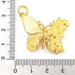 Rack Plating Brass Enamel Pendants&nbsp;KK-Z054-4G-02