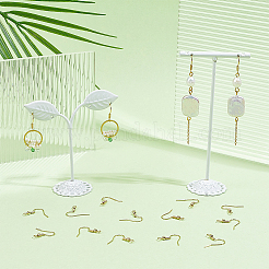 100Pcs 316 Surgical Stainless Steel French Hooks with Coil and Ball&nbsp;STAS-HY0001-69