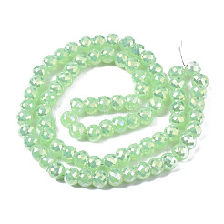 Electroplate Glass Beads Strands&nbsp;EGLA-Q125-003-B01
