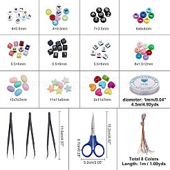 DIY Children Elastic Jewelry Set Kits&nbsp;DIY-NB0004-13