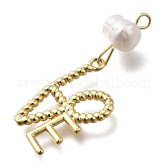 Brass Pendants&nbsp;KK-B132-02G-04