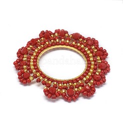 Handmade Woven Pendants&nbsp;GLAA-F102-O02