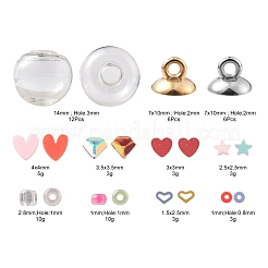 DIY Globe Ball Wish Bottle Pendant Making Kit&nbsp;DIY-FS0002-41