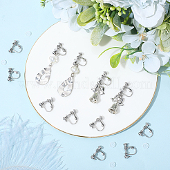 20Pcs 316 Stainless Steel Clip-on Earring Findings&nbsp;STAS-BBC0008-59P