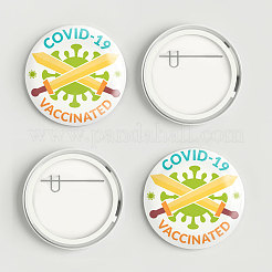 Tinplate Brooch&nbsp;JEWB-WH0012-003