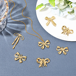 16Pcs 4 Styles Ion Plating(IP) 304 Stainless Steel Pendants&nbsp;STAS-BBC0007-65