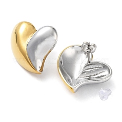 304 Stainless Steel Stud Earrings&nbsp;EJEW-Z032-02G-03