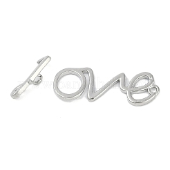 Brass Toggle Clasps&nbsp;KK-K391-17P