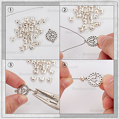 Brass Crimp Beads Covers&nbsp;FIND-BBC0015-79C