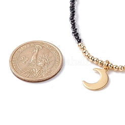 Star & Moon Pendant Necklaces Set for Teen Girl Women&nbsp;NJEW-JN03738-01