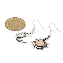 Alloy Resin Dangle Earrings&nbsp;EJEW-JE06370-03