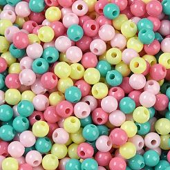 Opaque Acrylic Beads&nbsp;OACR-H118-07B-10