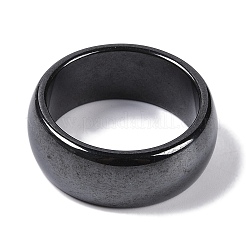 Magnetic Synthetic Hematite Finger Ring&nbsp;RJEW-A047-02A
