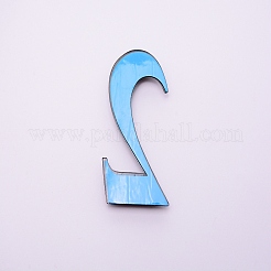 Plastic & PVC Number Sign Labels&nbsp;KY-WH0023-B02-03