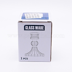 Transparent Glass Candle Holders&nbsp;DJEW-WH0011-01