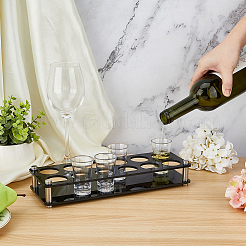12 Round Holes Acrylic Shot Holders&nbsp;AJEW-WH0673-01