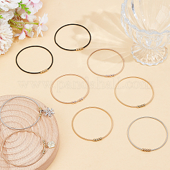 16Pcs 4 Colors Stainless Steel Satellite Chains Stretch Bracelet for Women&nbsp;BJEW-SP0001-17