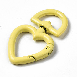 Spray Painted Eco-Friendly Alloy Swivel Snap Hooks Clasps&nbsp;PALLOY-T080-07-NR