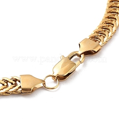Ion Plating(IP) 304 Stainless Steel Mesh Necklaces&nbsp;NJEW-Q335-09G