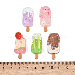Transparent Ice Lolly Resin Cabochons&nbsp;RE-CBA6F62-01