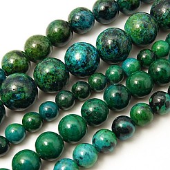 Synthetic Chrysocolla Beads Strands&nbsp;X-G-L529-B01-4mm