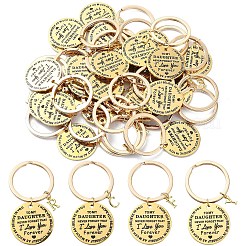 Valentine's Day Brass & 201 Stainless Steel Keychain&nbsp;KEYC-YW00097-01
