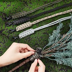 5Pcs 5 Colors Polypropylene Fiber Braided Neck Lanyards&nbsp;AJEW-NB0003-55