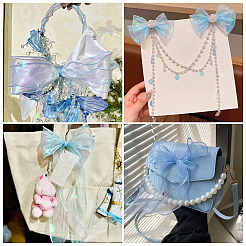 40 Yards Polyester Chiffon Pleated Ribbons&nbsp;OCOR-TAC0013-11A