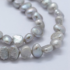 Natural Cultured Freshwater Pearl Beads Strands&nbsp;PEAR-K004-13E