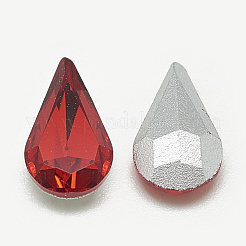Pointed Back Glass Rhinestone Cabochons&nbsp;RGLA-T082-5x8mm-07