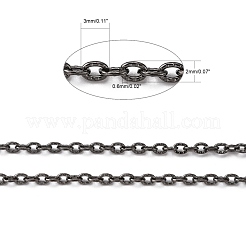 Iron Textured Cable Chains&nbsp;CH-0.6YHSZ-B