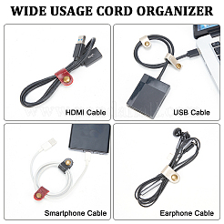 48Pcs 6 Style Cattlehide Cable Straps&nbsp;FIND-CP0001-22