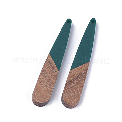 Resin & Walnut Wood Pendants&nbsp;RESI-S358-40I