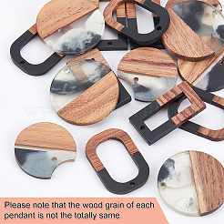 DIY Wooden Dangle Earring Making Kits&nbsp;DIY-OC0006-88