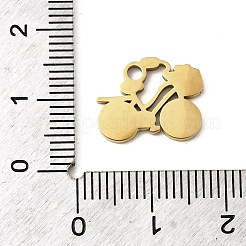 304 Stainless Steel Enamel Charms&nbsp;STAS-I336-28G