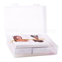 120Pcs 6 Style Cardboard Jewelry Display Cards&nbsp;DIY-LS0003-93