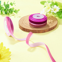 3Rolls 3 Colors Single Face Velvet Ribbon for Clothes Accessories&nbsp;OCOR-TA0004-09A