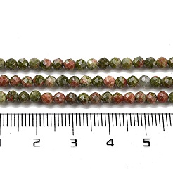 Natural Unakite Beads Strands&nbsp;G-B088-C15-03