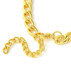 Rack Plating Brass Twisted Chain Bracelet Making&nbsp;KK-G501-03B-G