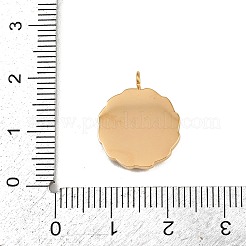 304 Stainless Steel Pendants Ion Plating(IP)&nbsp;STAS-C143-01B-G