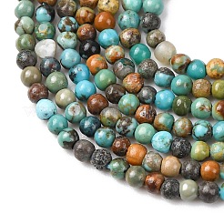 Natural African Turquoise(Jasper) Beads Strands&nbsp;X-G-K366-G01-2mm