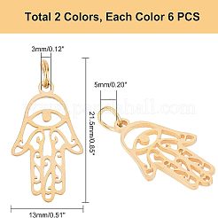 201 Stainless Steel Pendants&nbsp;STAS-UN0019-48