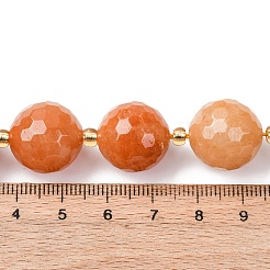 Natural Red Aventurine Beads Strands&nbsp;G-C249-A26-16MM